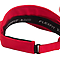 FLEX FIT COOL & DRY VISOR RED Back Angle Right